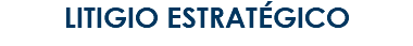 LITIGIO ESTRATÉGICO